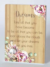 Dreams Bunch of Joy Sentiment Plaque